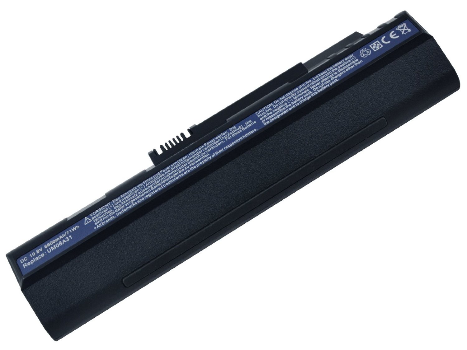 Acer Apsire one ZG5 6 Cell: Laptop Battery 6-cell for Acer Aspire One ZG5 Series